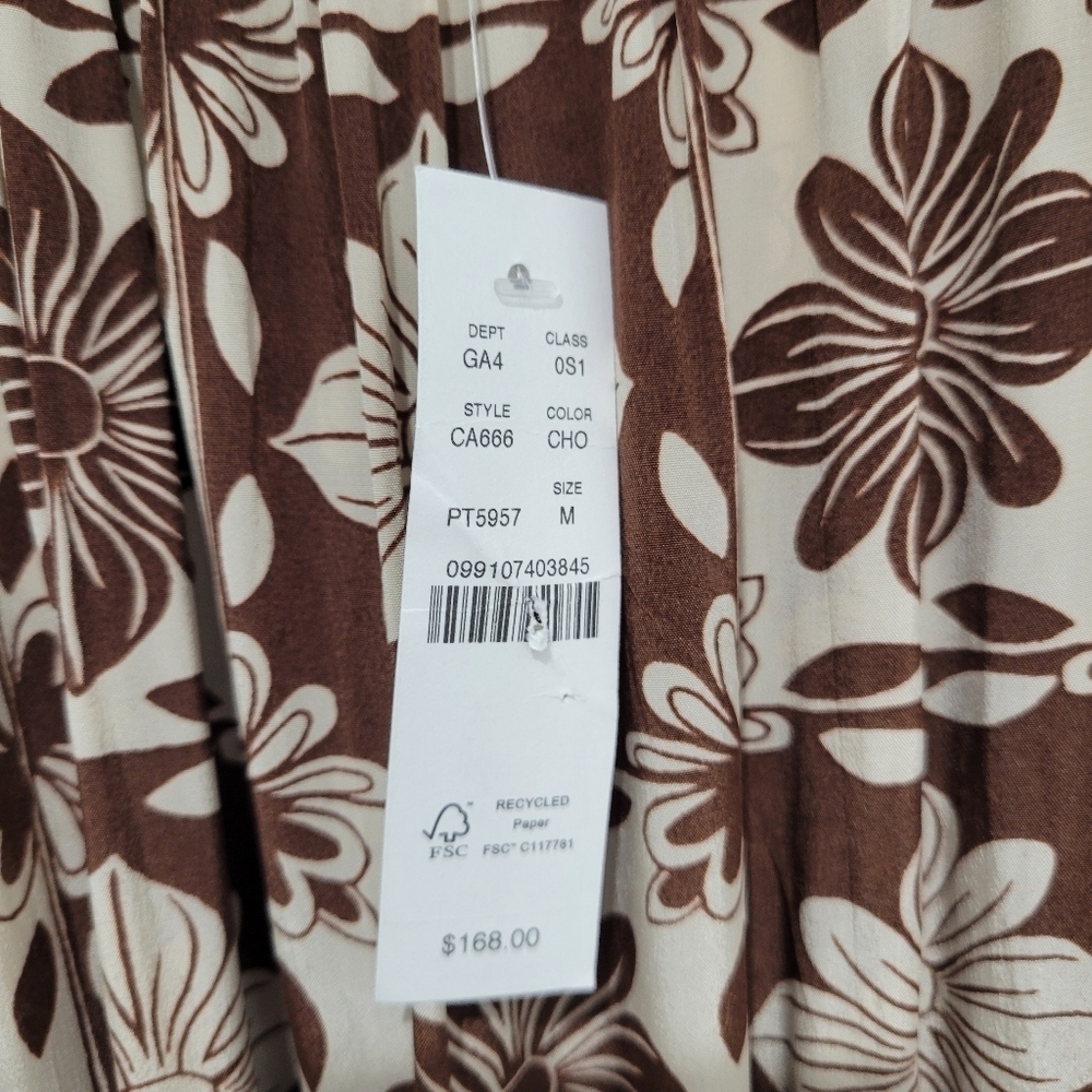 J. Crew Caspia Dress in Floral Crepe de Chine NEW Size M CA666 - Picture 9 of 11
